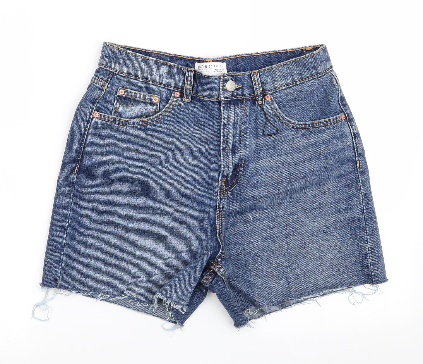 Denim Co Womens Blue   Cut-Off Shorts Size 12