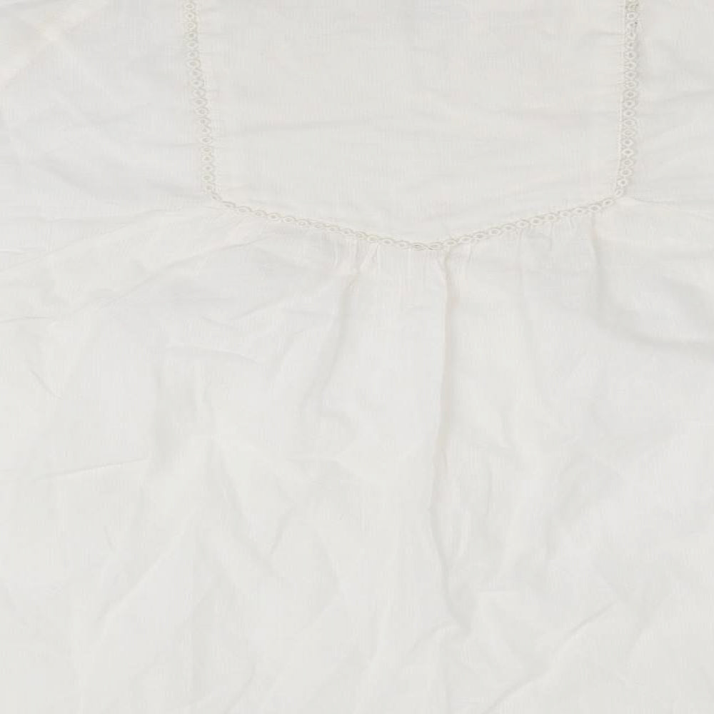 Marks and Spencer Womens Ivory   Basic Blouse Size 16