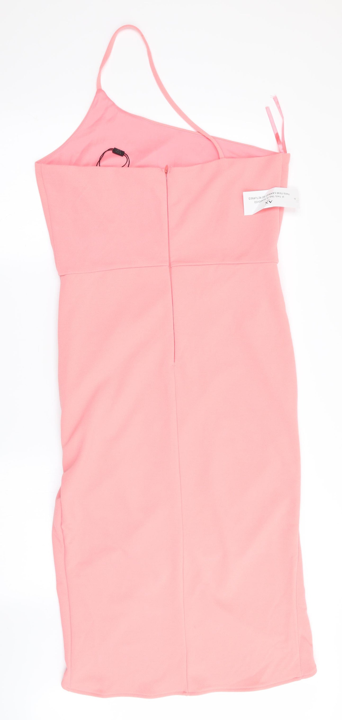 AX Womens Pink   Bodycon  Size 14  - Peach in Colour