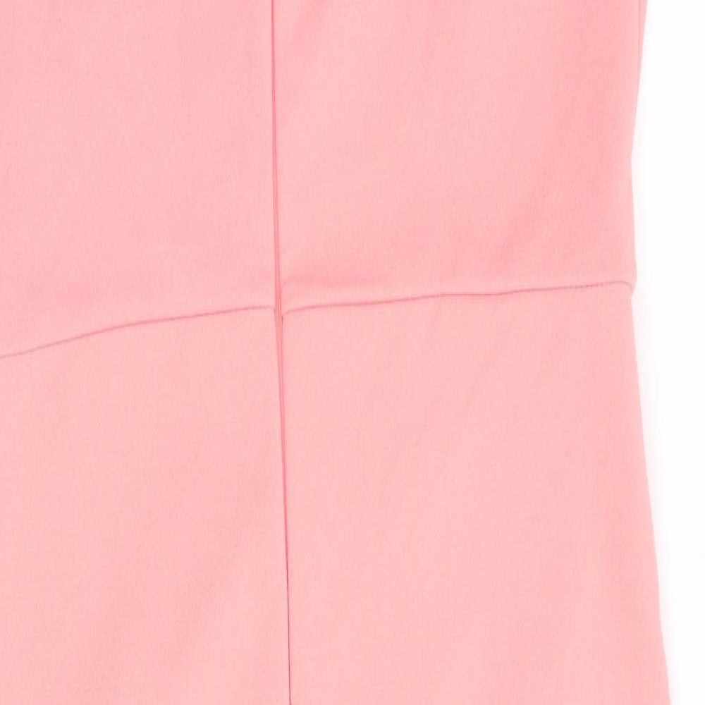 AX Womens Pink   Bodycon  Size 14  - Peach in Colour
