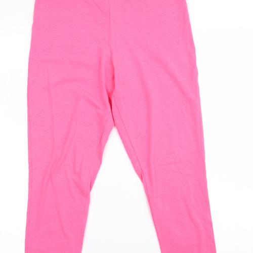 George Womens Orange   Cropped Leggings Size 14 L21 in