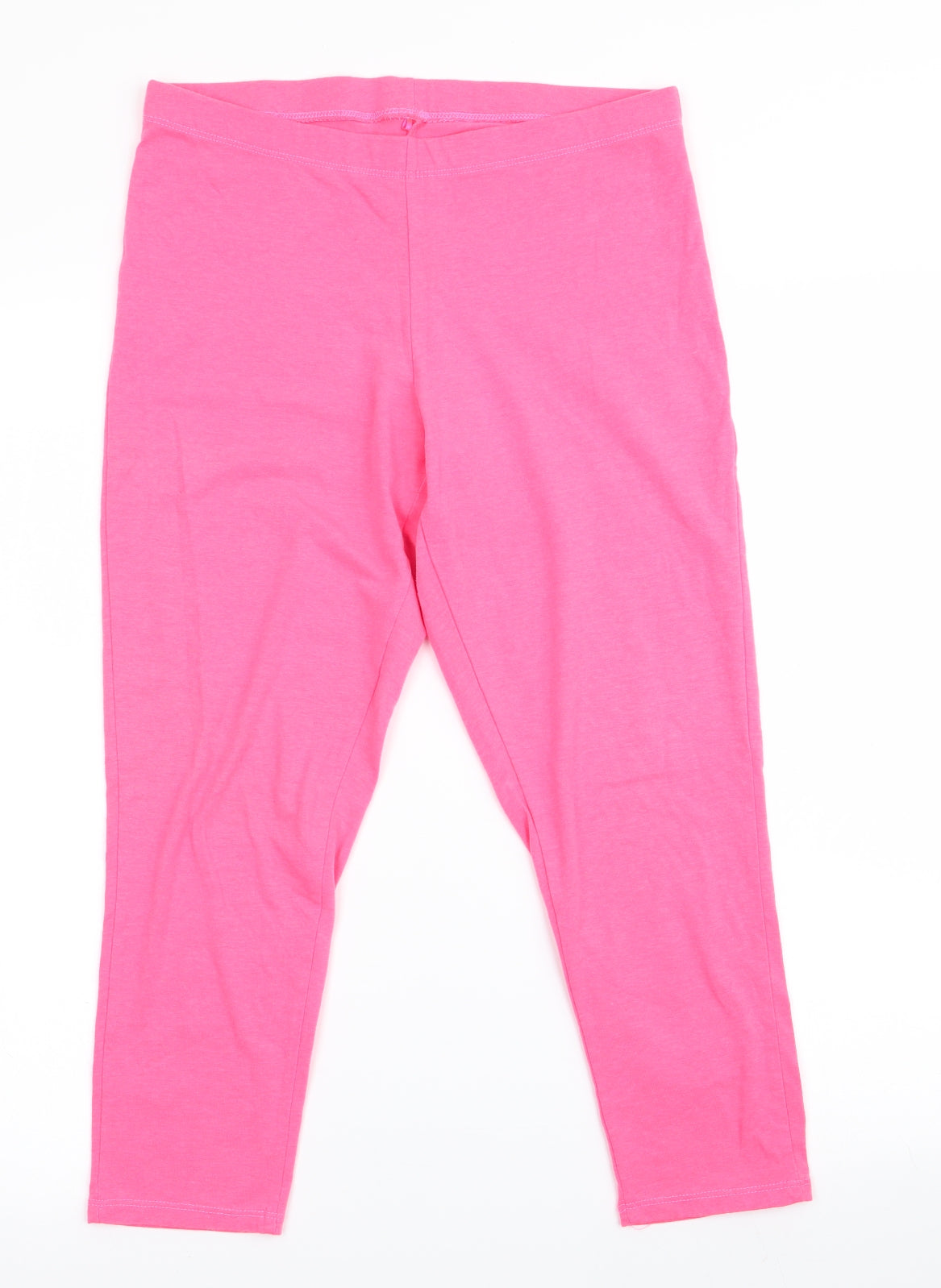George Womens Orange   Cropped Leggings Size 14 L21 in