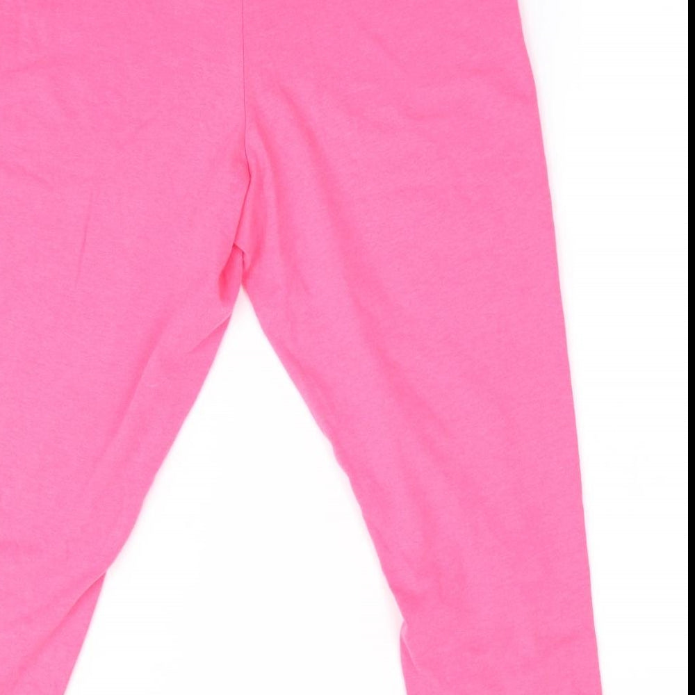 George Womens Orange   Cropped Leggings Size 14 L21 in