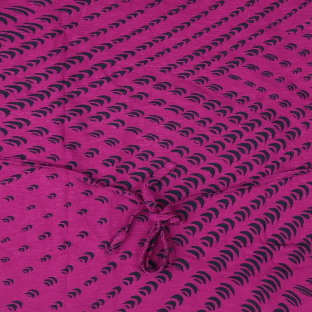 The Collection by Debenhams Womens Purple Animal Print  Basic T-Shirt Size 16