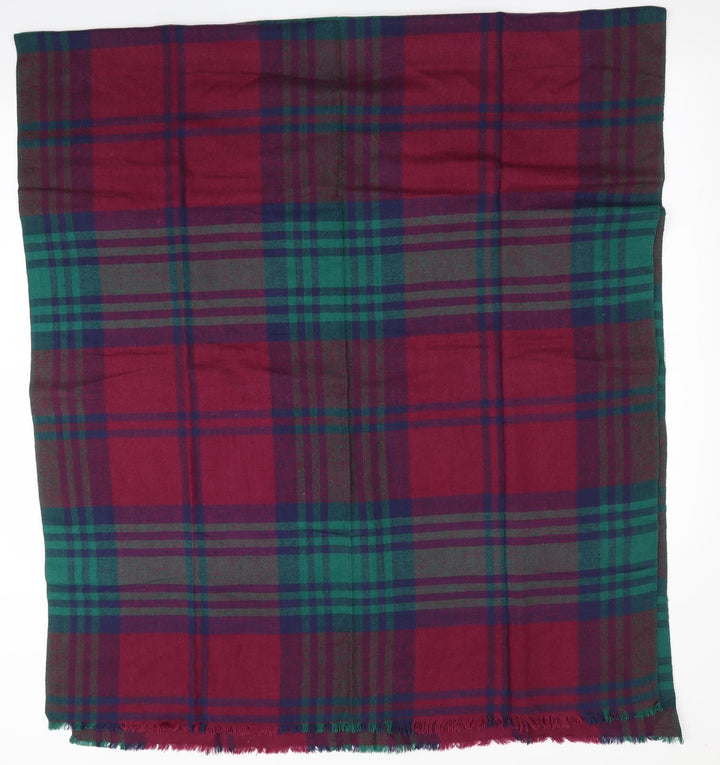 Preworn  Red Check   Shawl/Wrap
