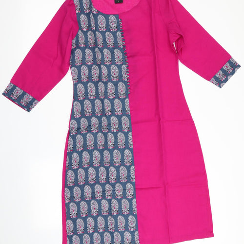 Soch Womens Pink Floral  Maxi  Size M