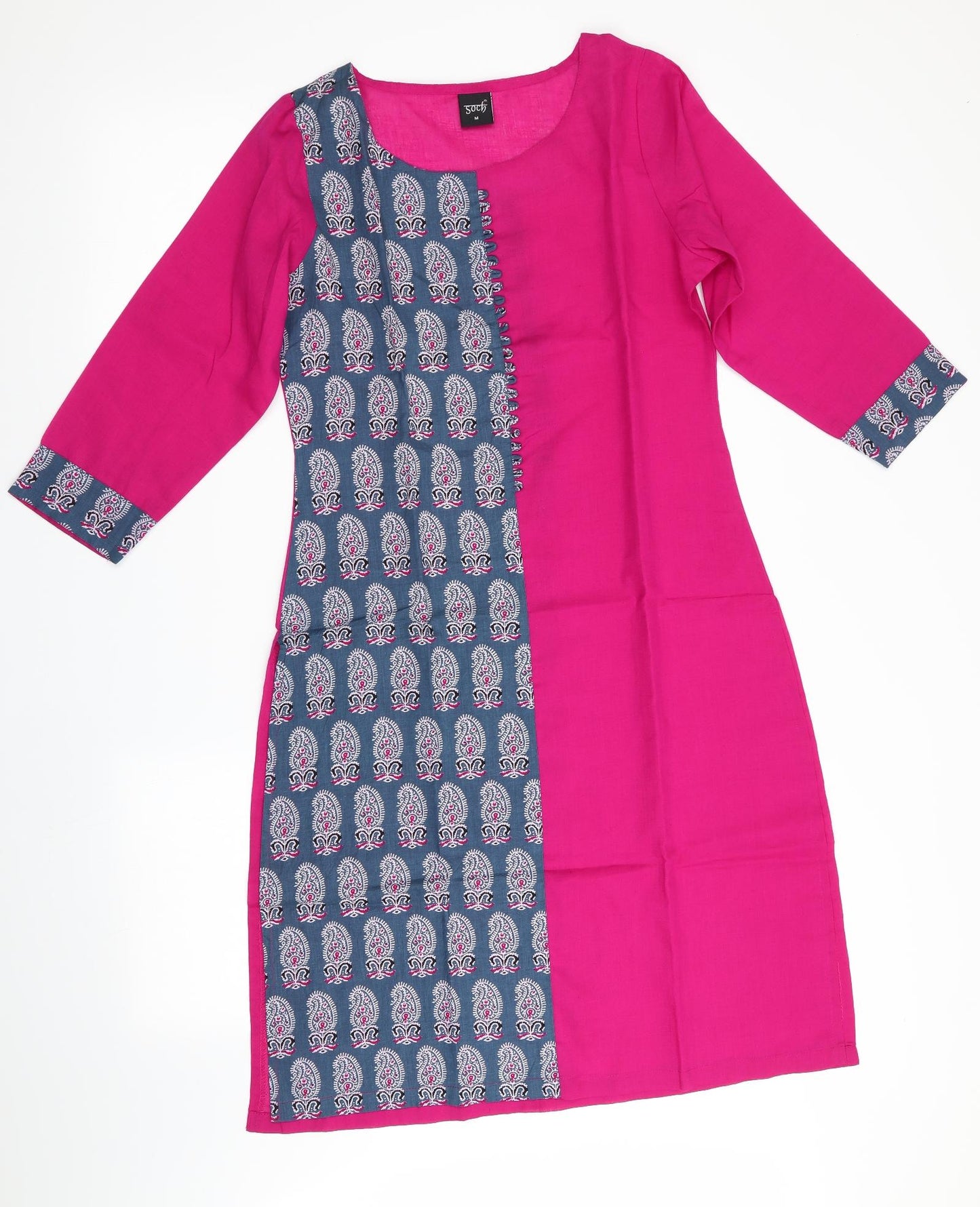Soch Womens Pink Floral  Maxi  Size M