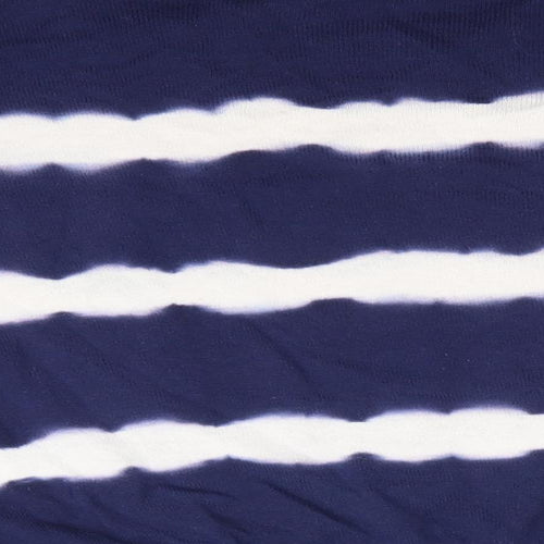 New Look Womens Blue Striped  Pullover Jumper Size 6