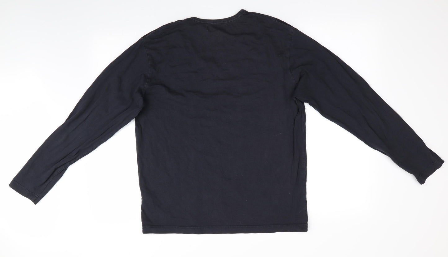 Ben Sherman Mens Blue    T-Shirt Size L