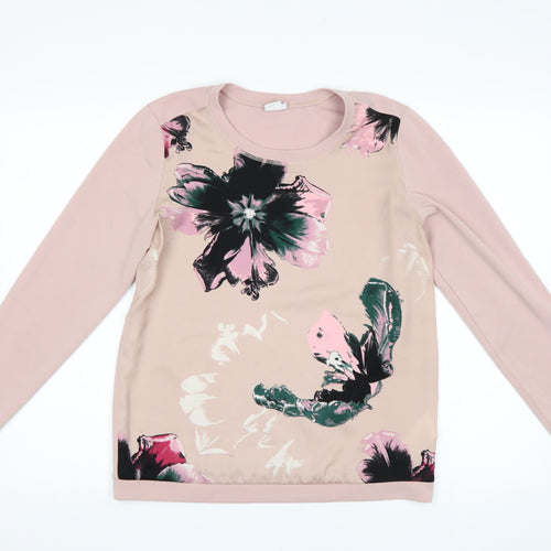 Saint Tropez Clothing Womens Pink Floral  Basic T-Shirt Size XS