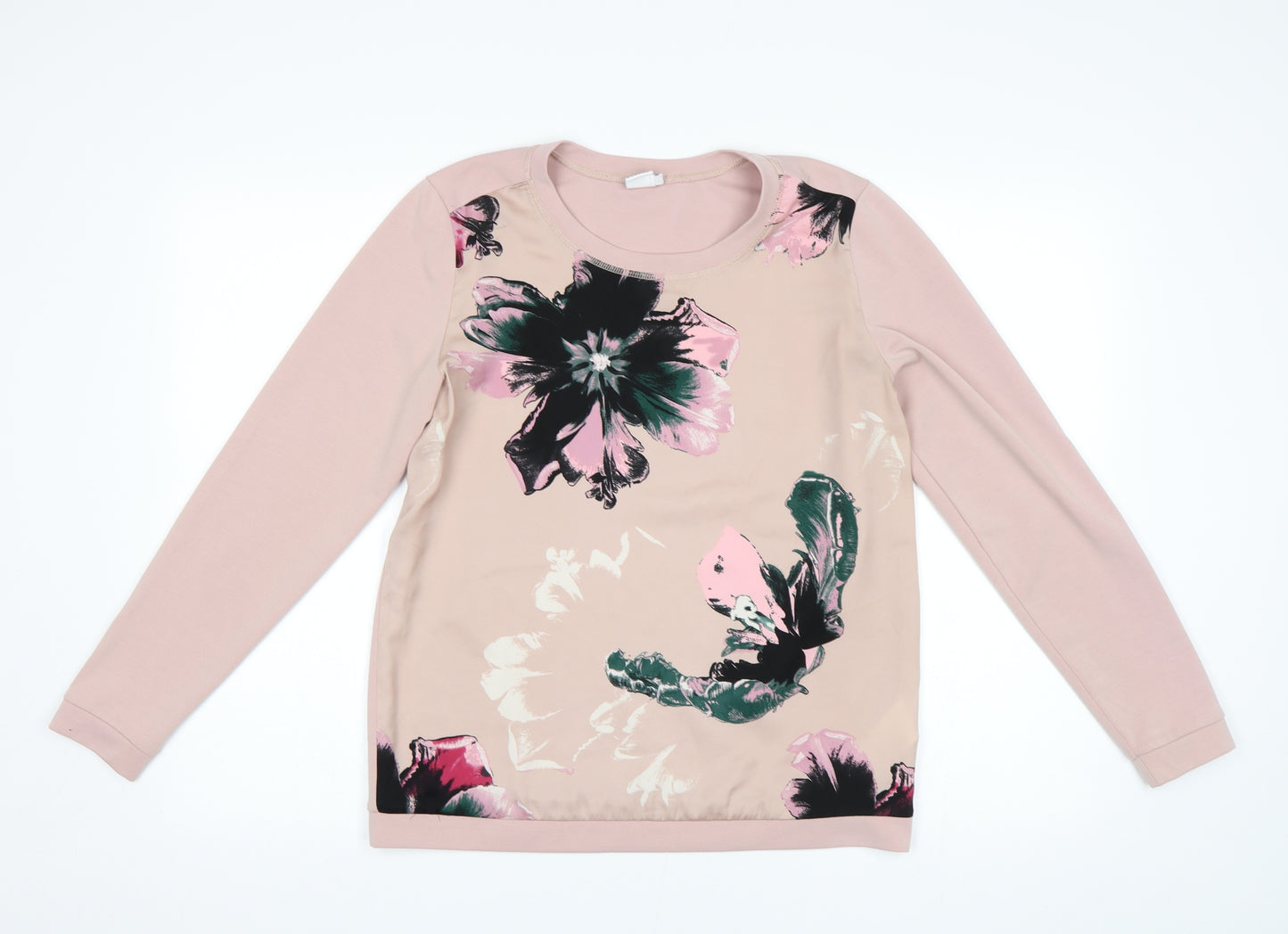 Saint Tropez Clothing Womens Pink Floral  Basic T-Shirt Size XS