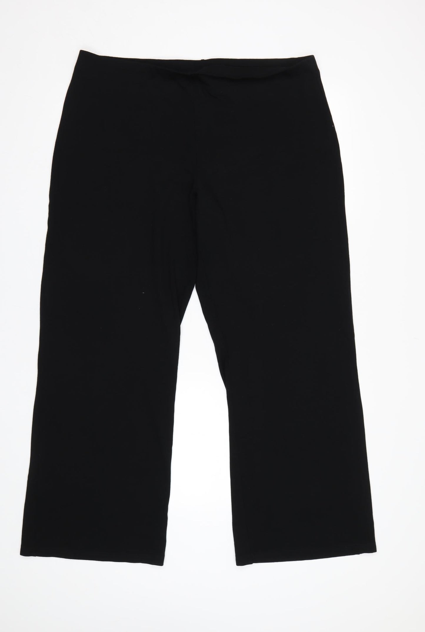 M&S Womens Black   Jegging Trousers Size 20 L28 in