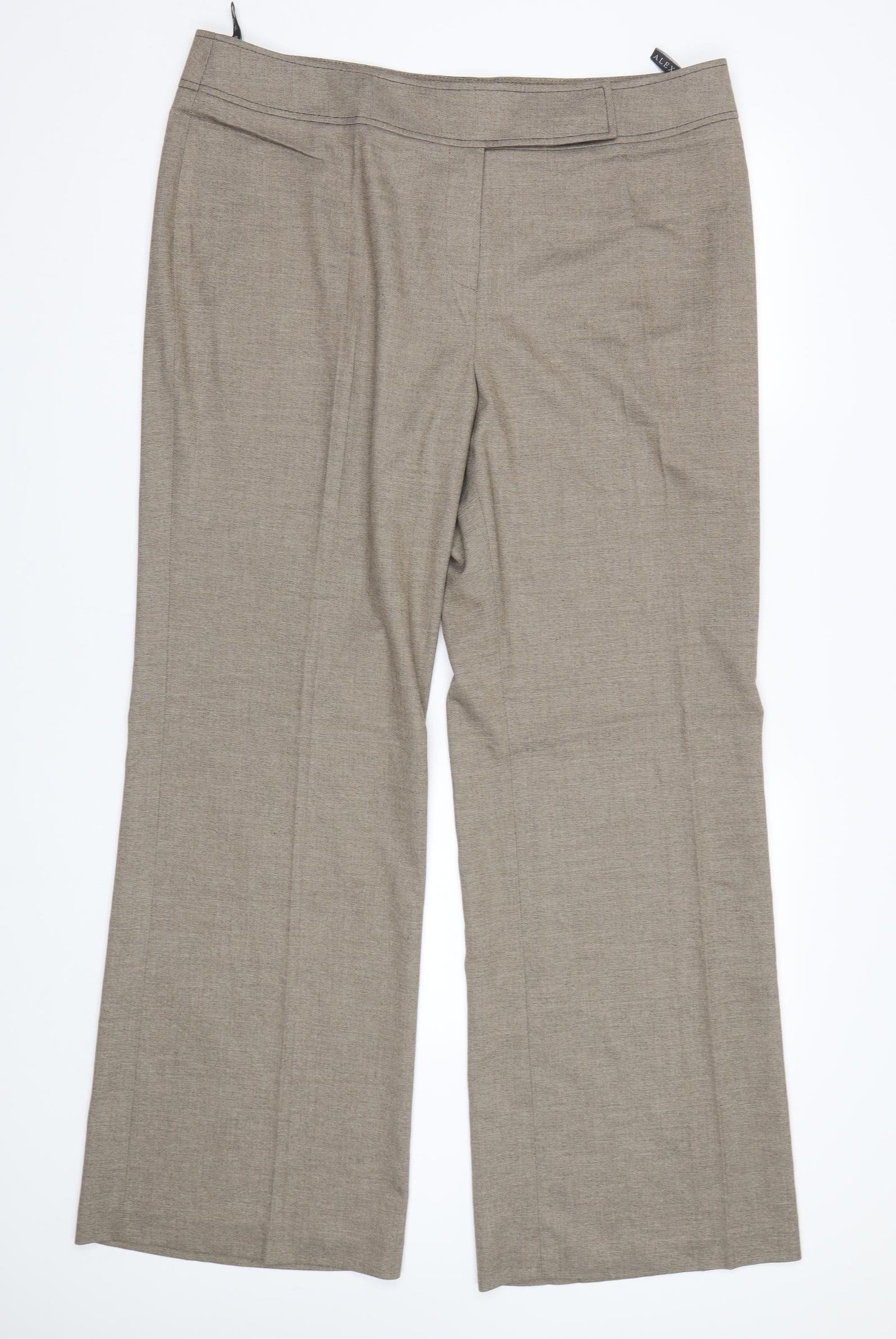 Alex&Co Womens Beige   Dress Pants Trousers Size 20 L32 in