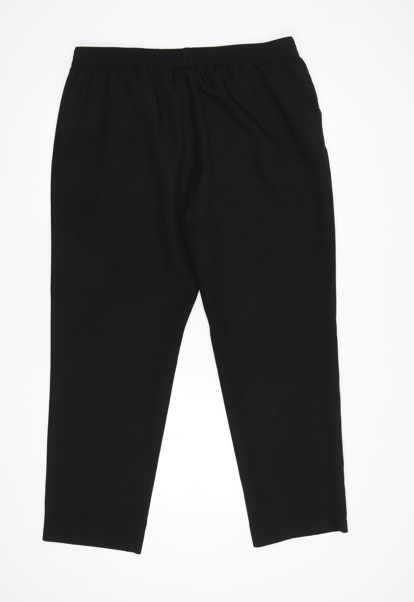 M&S Womens Black   Dress Pants Trousers Size 18 L28 in
