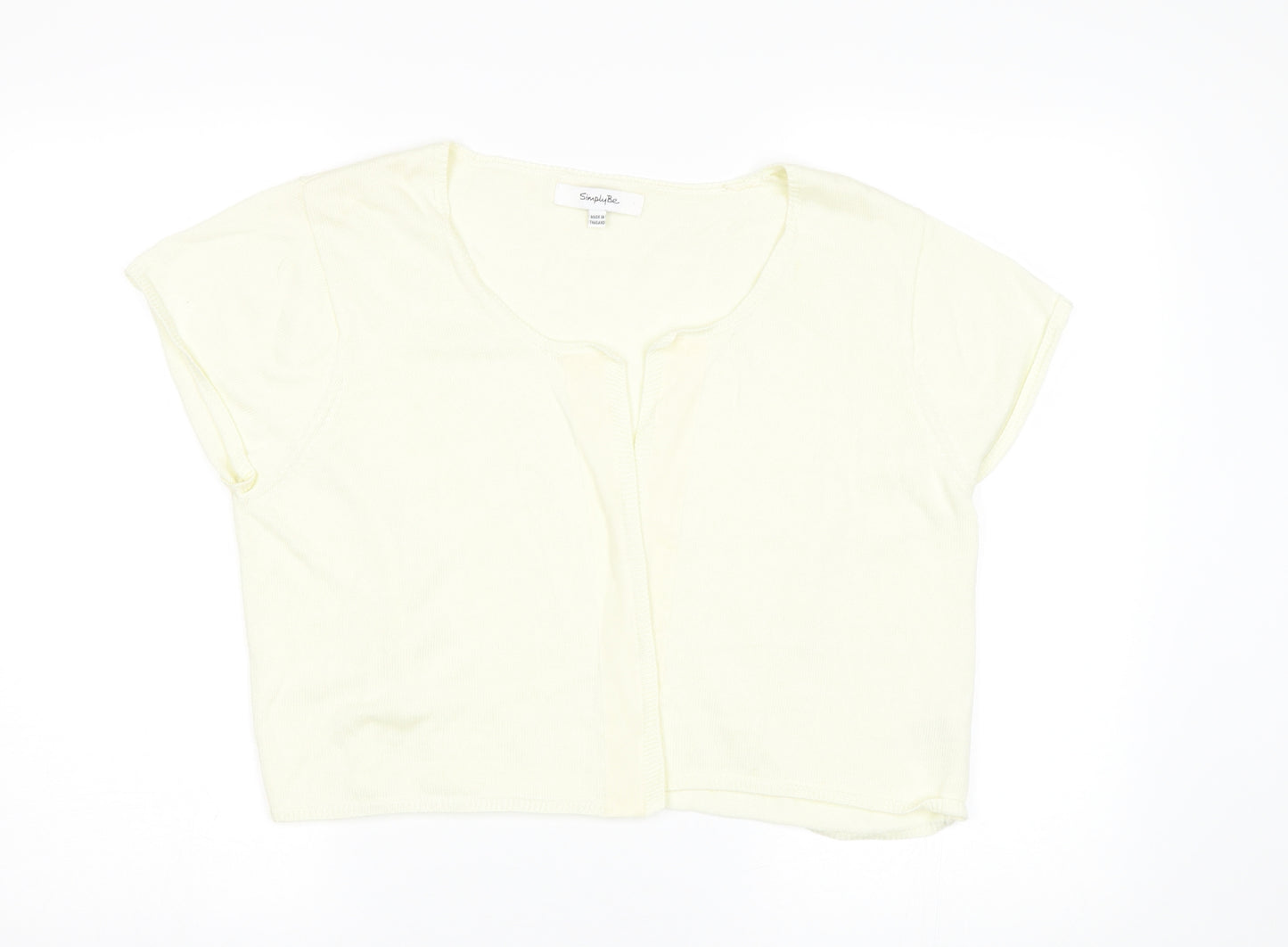 Simply Be Womens Ivory   Cardigan Jumper Size 20
