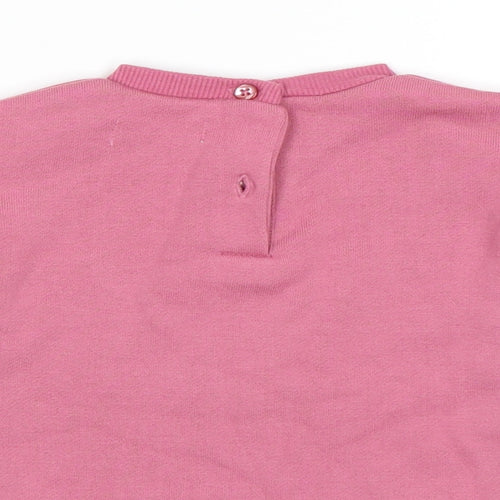 Primark Baby Pink   Pullover Jumper Size 0-3 Months  - Crown