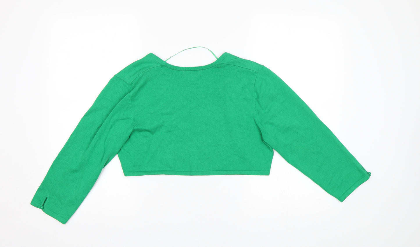 Monsoon Womens Green   Shrug Jumper Size 16