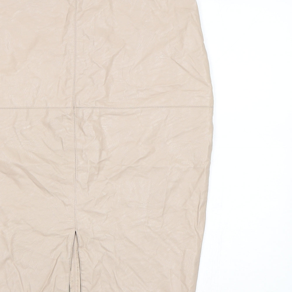 River Island Womens Beige   Straight & Pencil Skirt Size 12