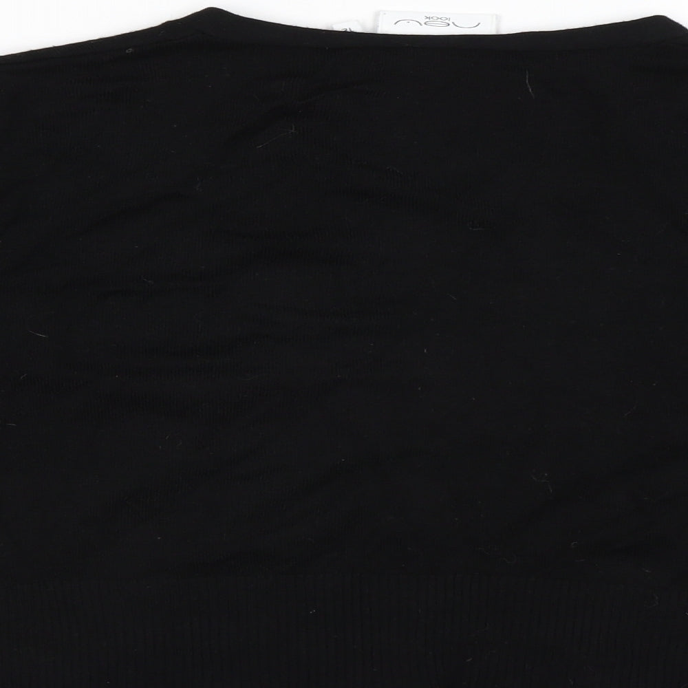 New Look Womens Black   Cardigan Jumper Size 12