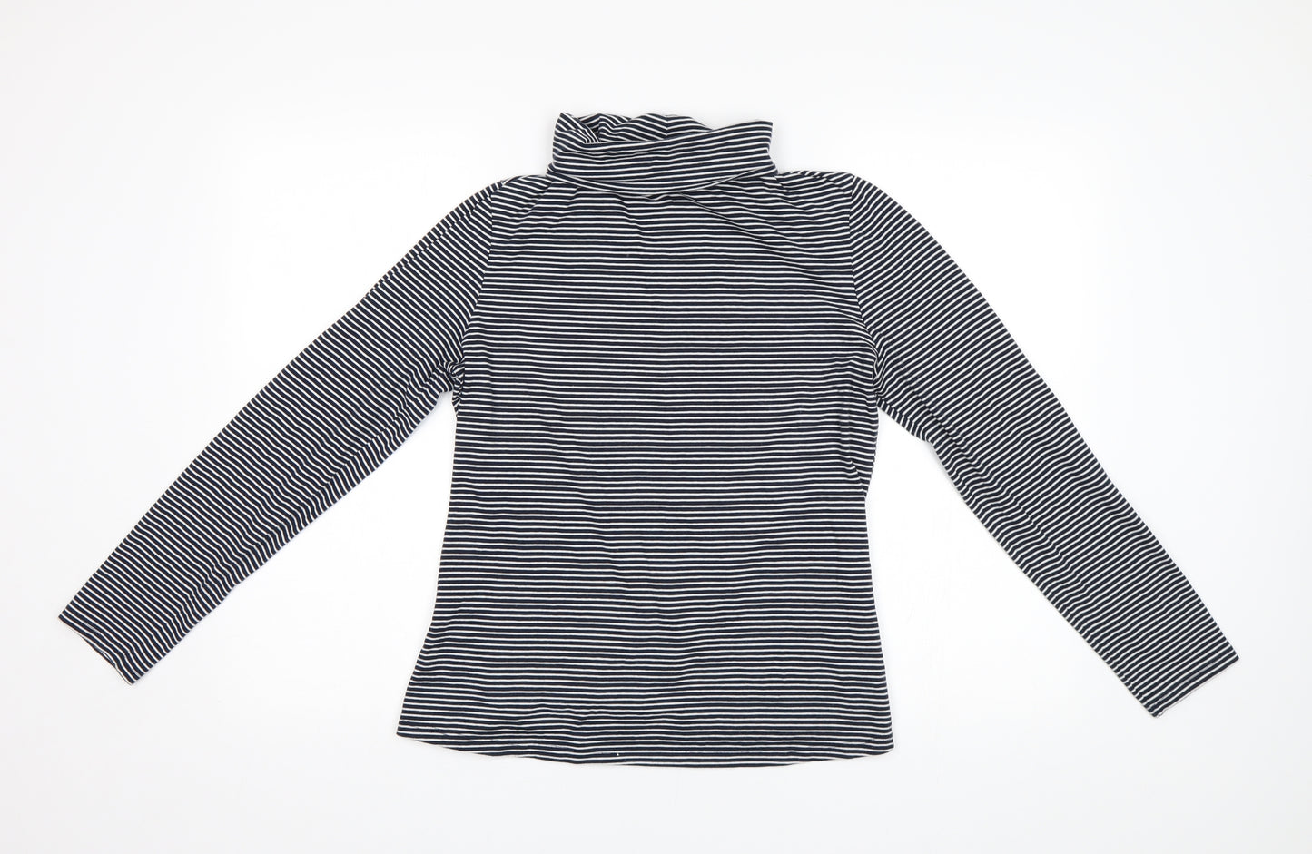 White Stuff Womens Blue Striped  Basic T-Shirt Size 12