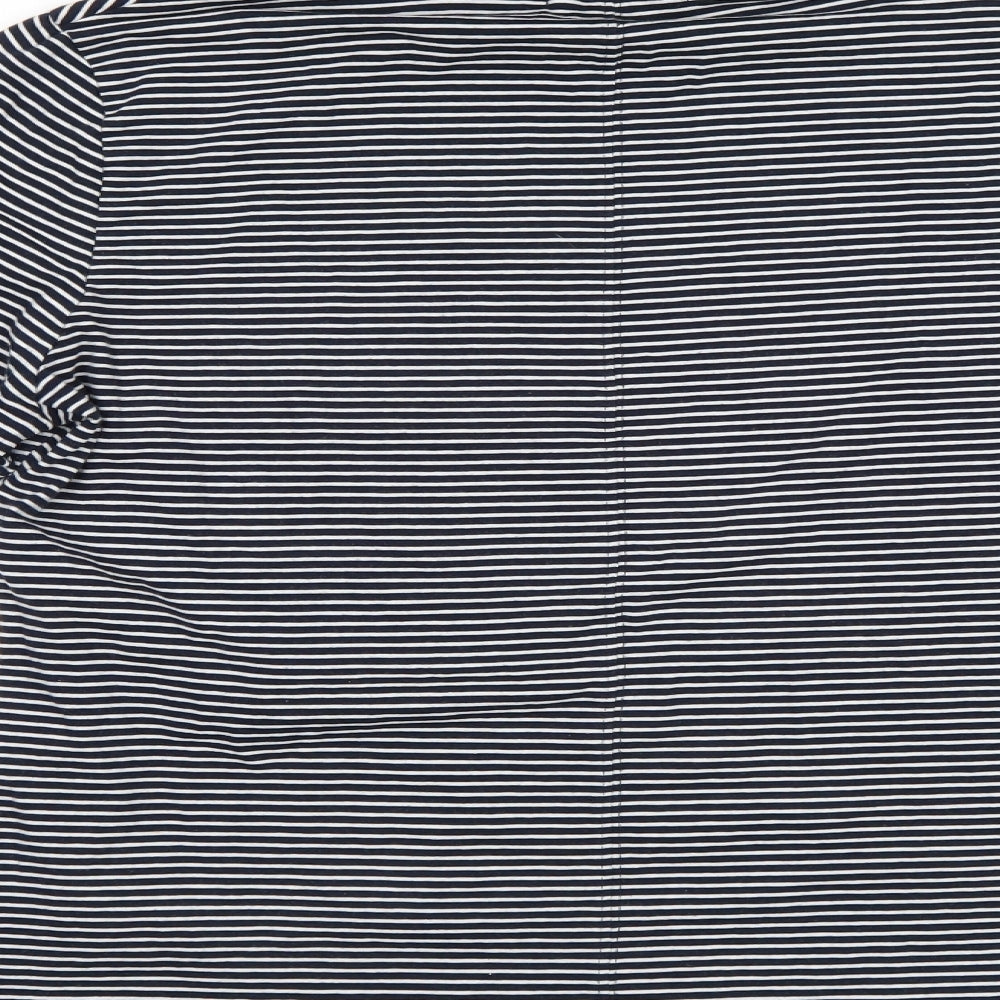 White Stuff Womens Blue Striped  Basic T-Shirt Size 12