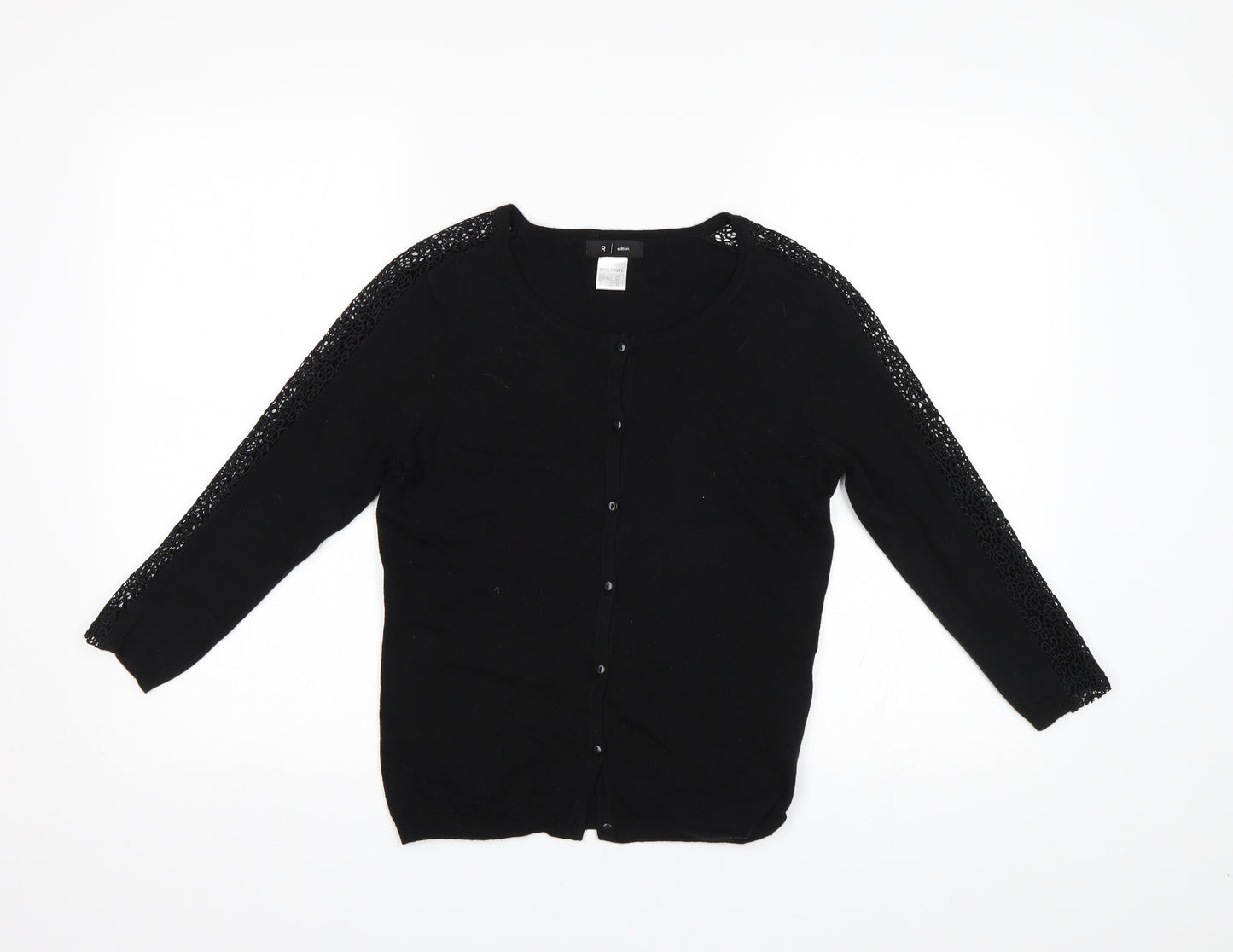 La Redoute Womens Black   Cardigan Jumper Size 8