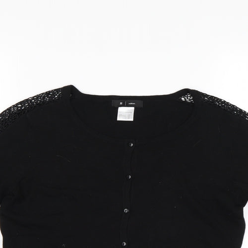 La Redoute Womens Black   Cardigan Jumper Size 8