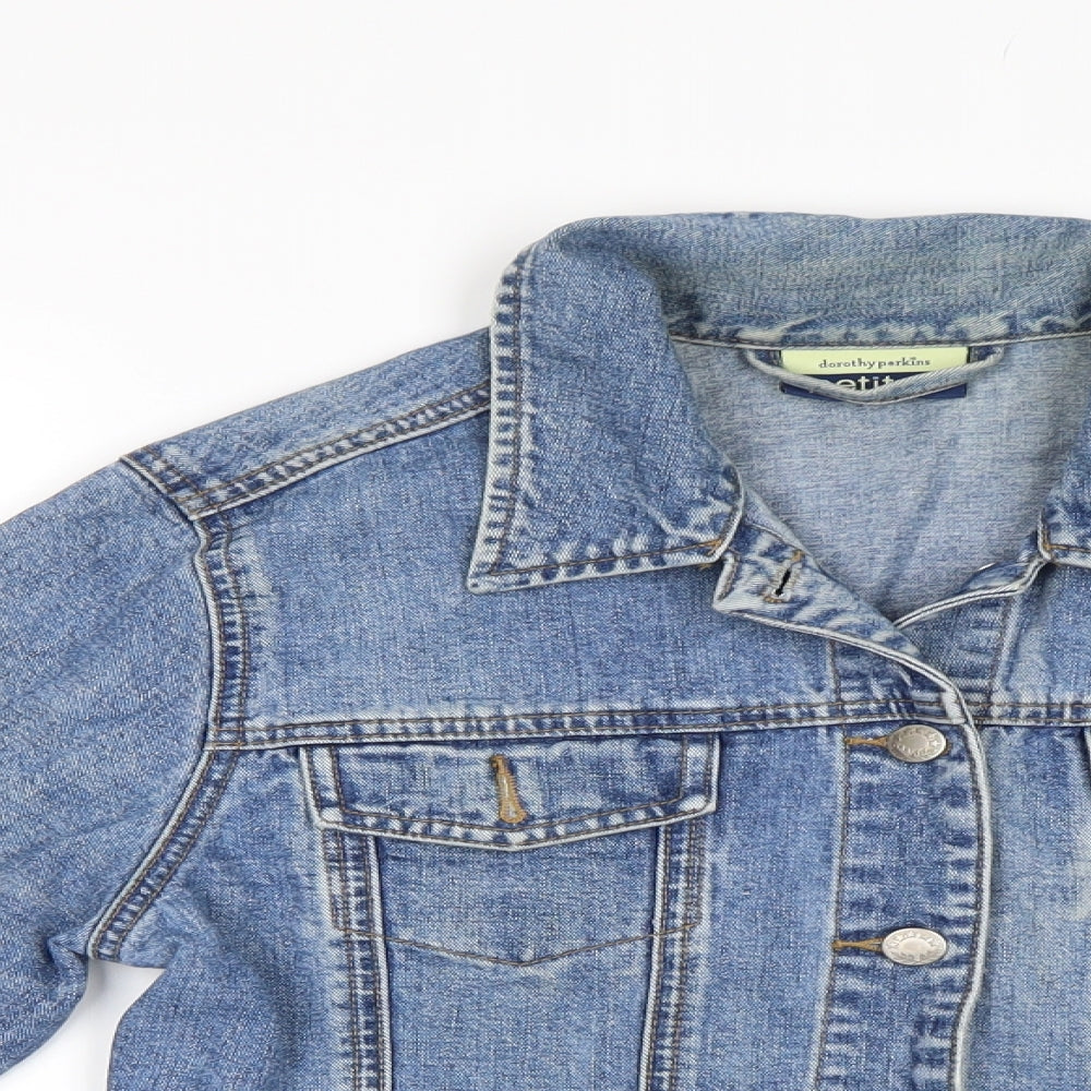 Dorothy Perkins Womens Blue  Denim Jacket  Size 12