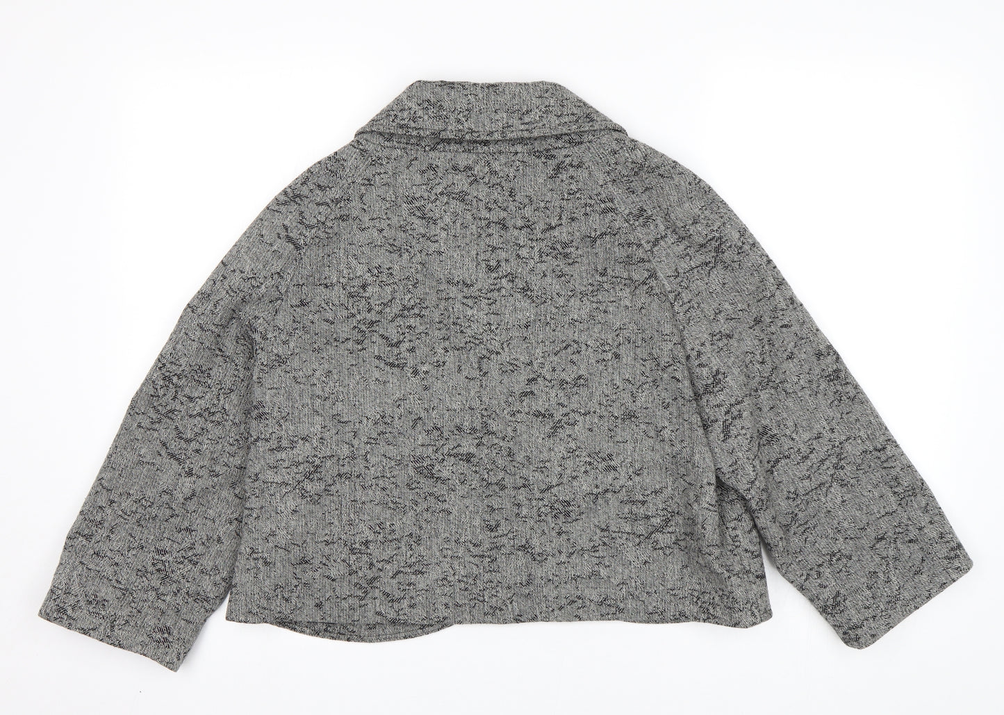Bm Collection Womens Grey   Jacket Coat Size 16