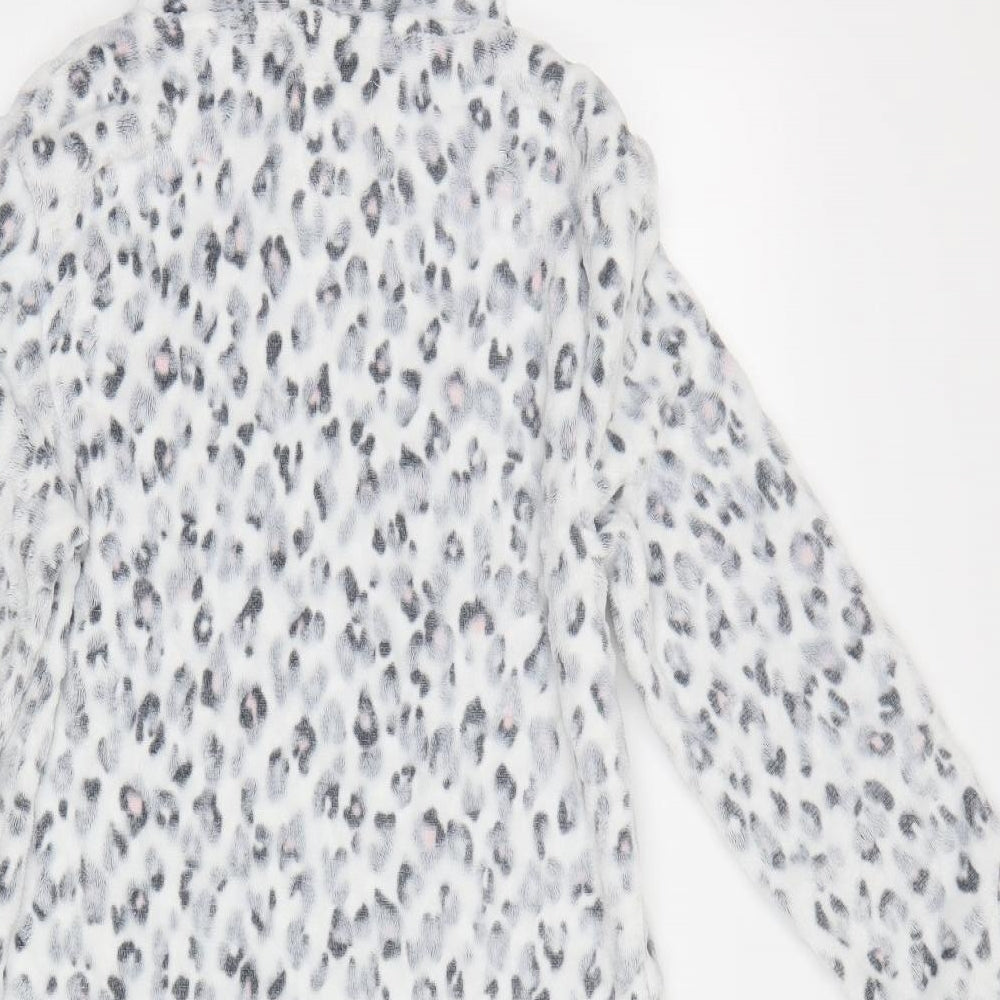 Primark Womens Grey Animal Print  Top Pyjama Top Size S