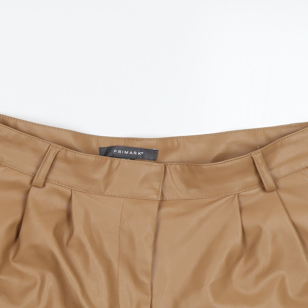 Primark Womens Beige   Chino Shorts Size 12