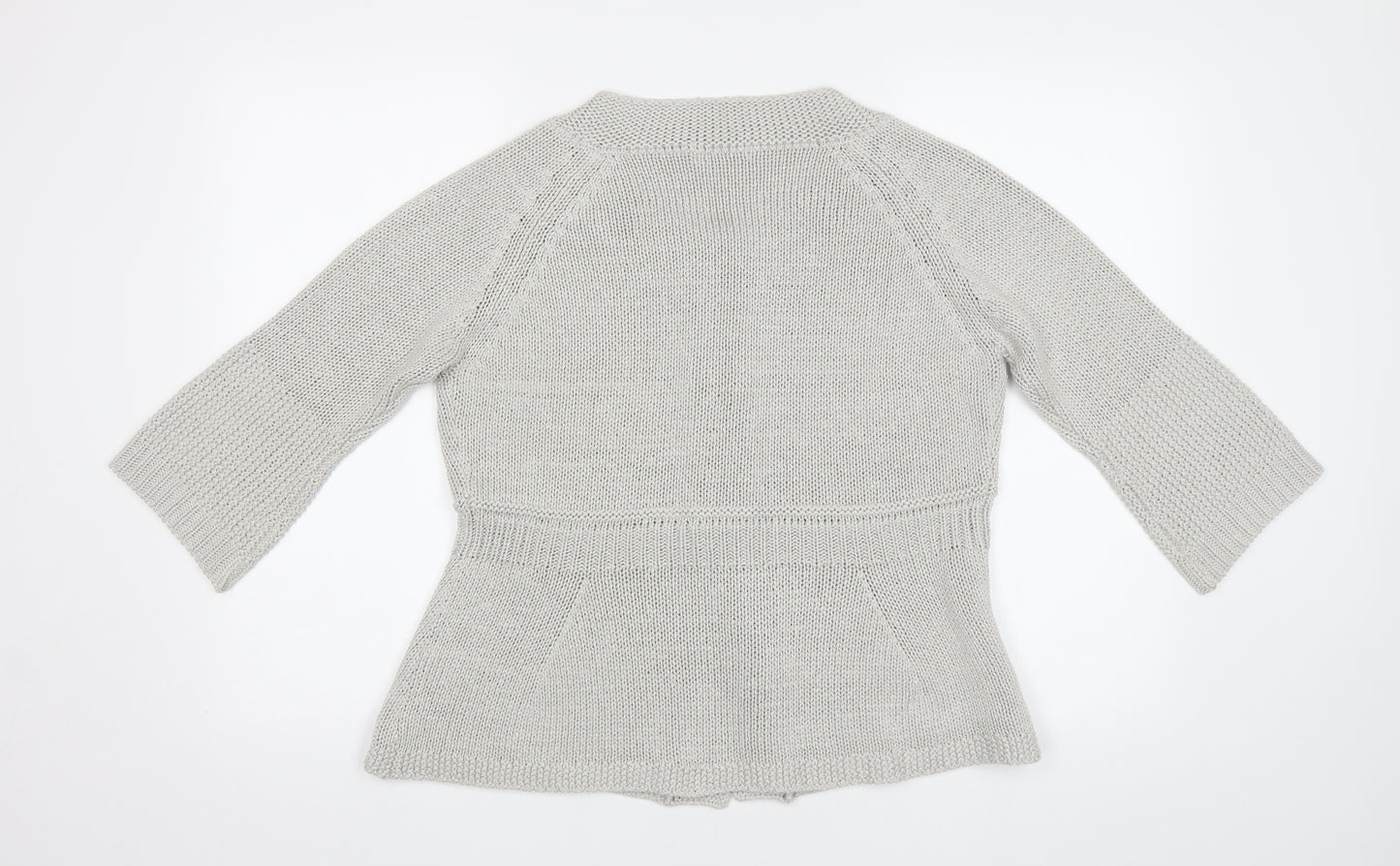 M&S Womens Grey   Cardigan Jumper Size 18