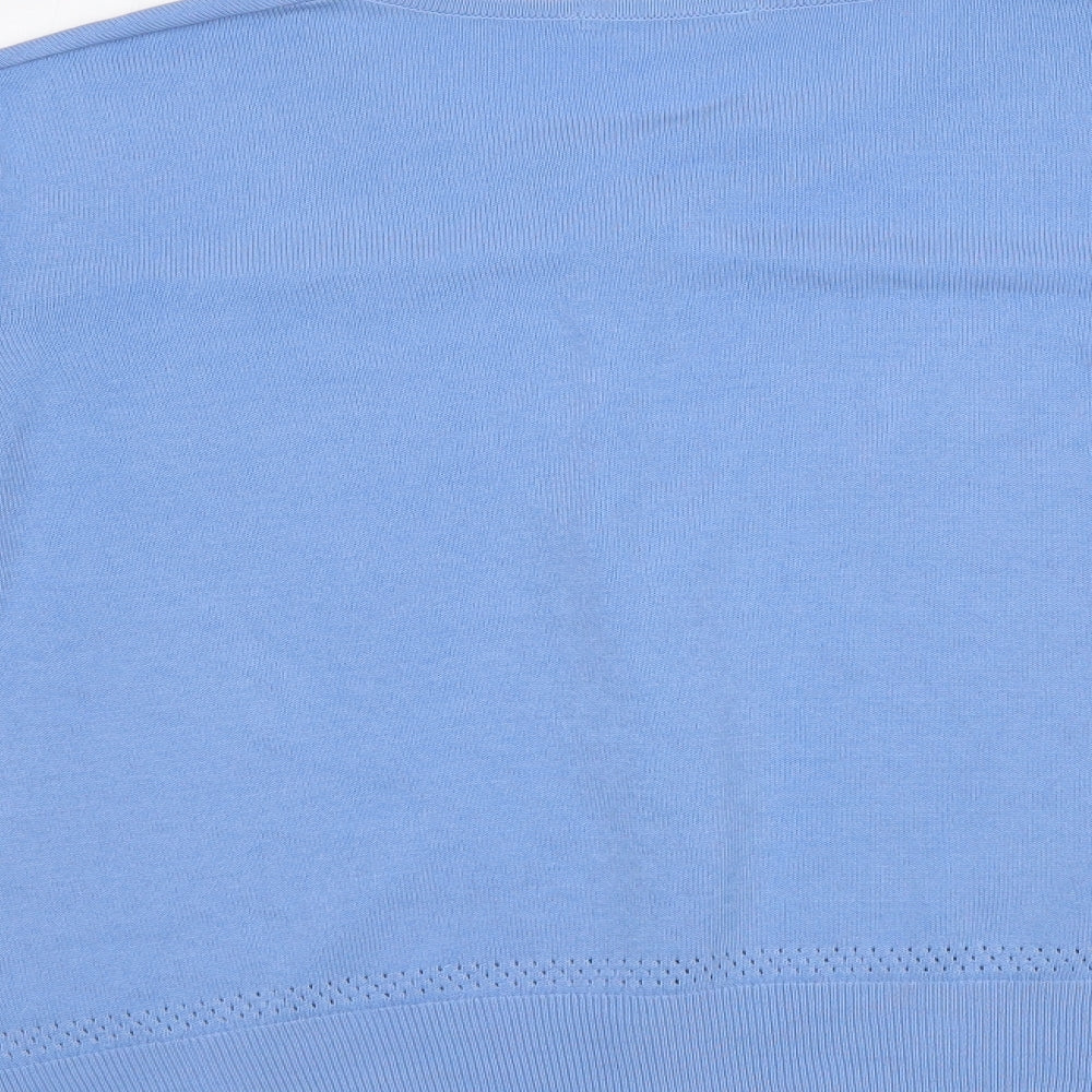 M&S Womens Blue   Cardigan Jumper Size 16