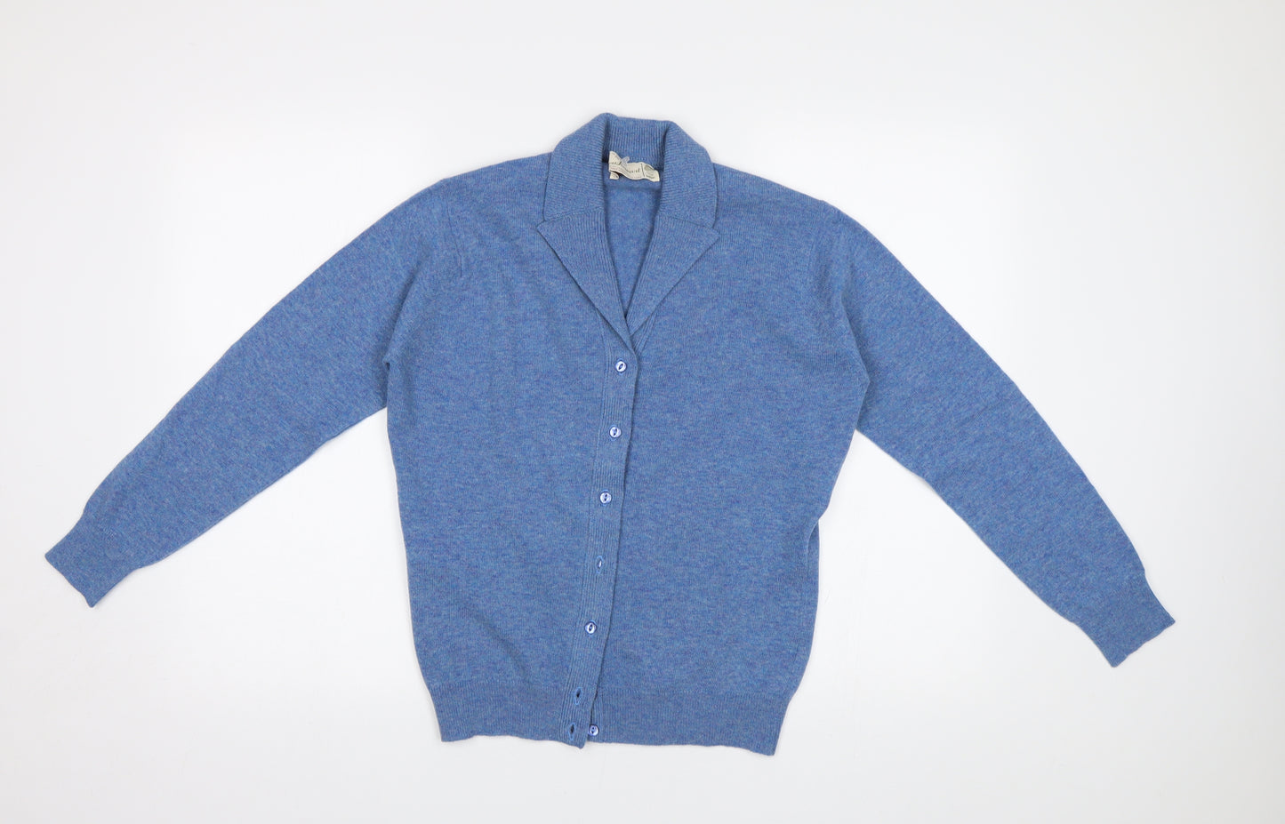 Andrew Stewart Womens Blue   Cardigan Jumper Size M