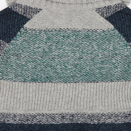 George Womens Green Striped  Cardigan Jumper Size 18