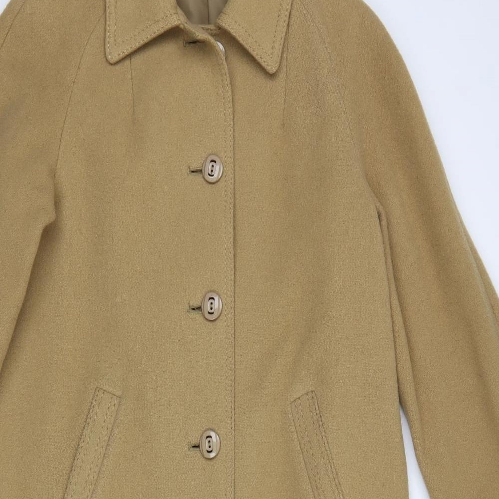 English Lady Womens Beige   Pea Coat Coat Size 10