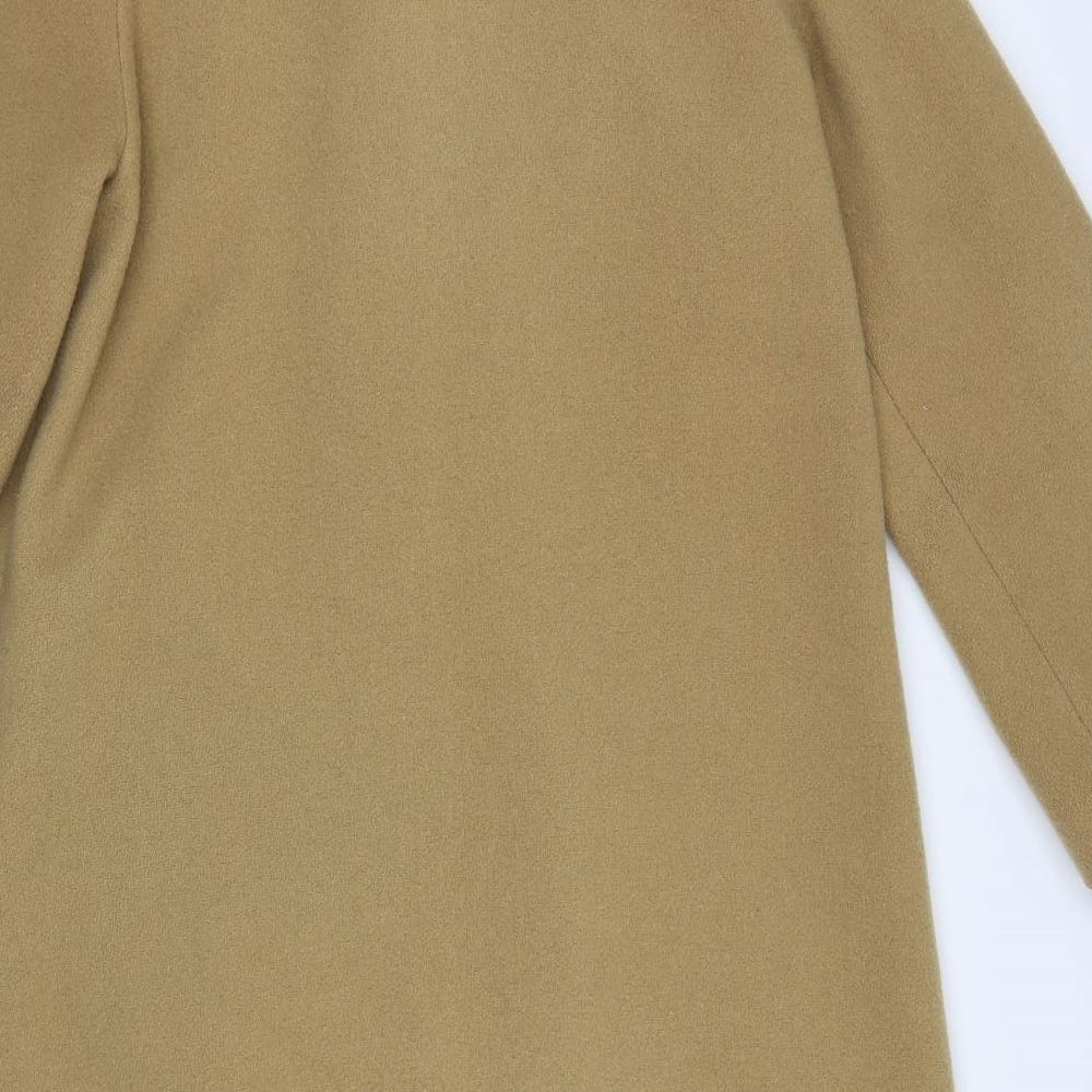 English Lady Womens Beige   Pea Coat Coat Size 10