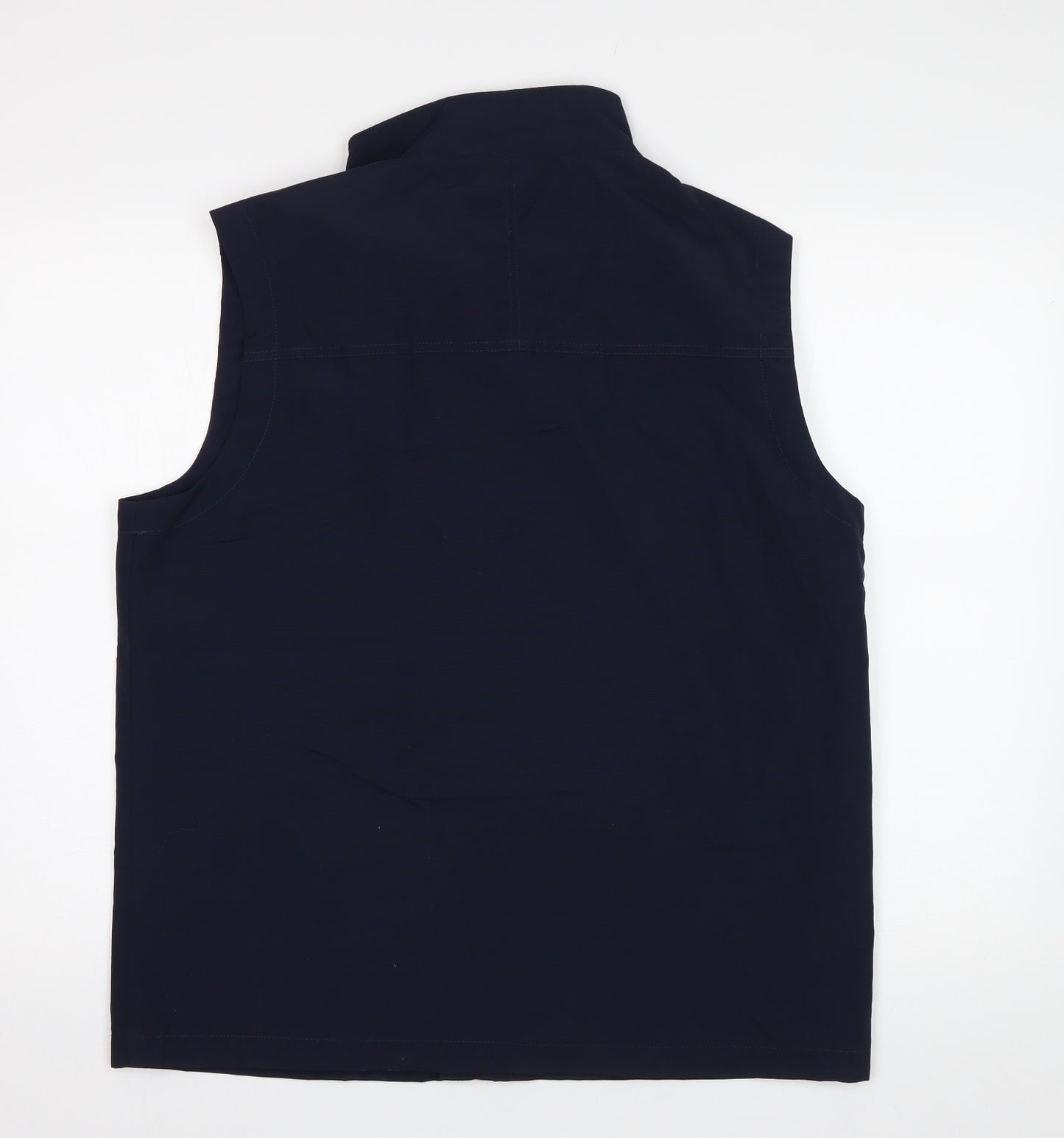Gabicci Mens Blue   Gilet Waistcoat Size L