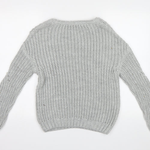George Womens Grey   Pullover Jumper Size S