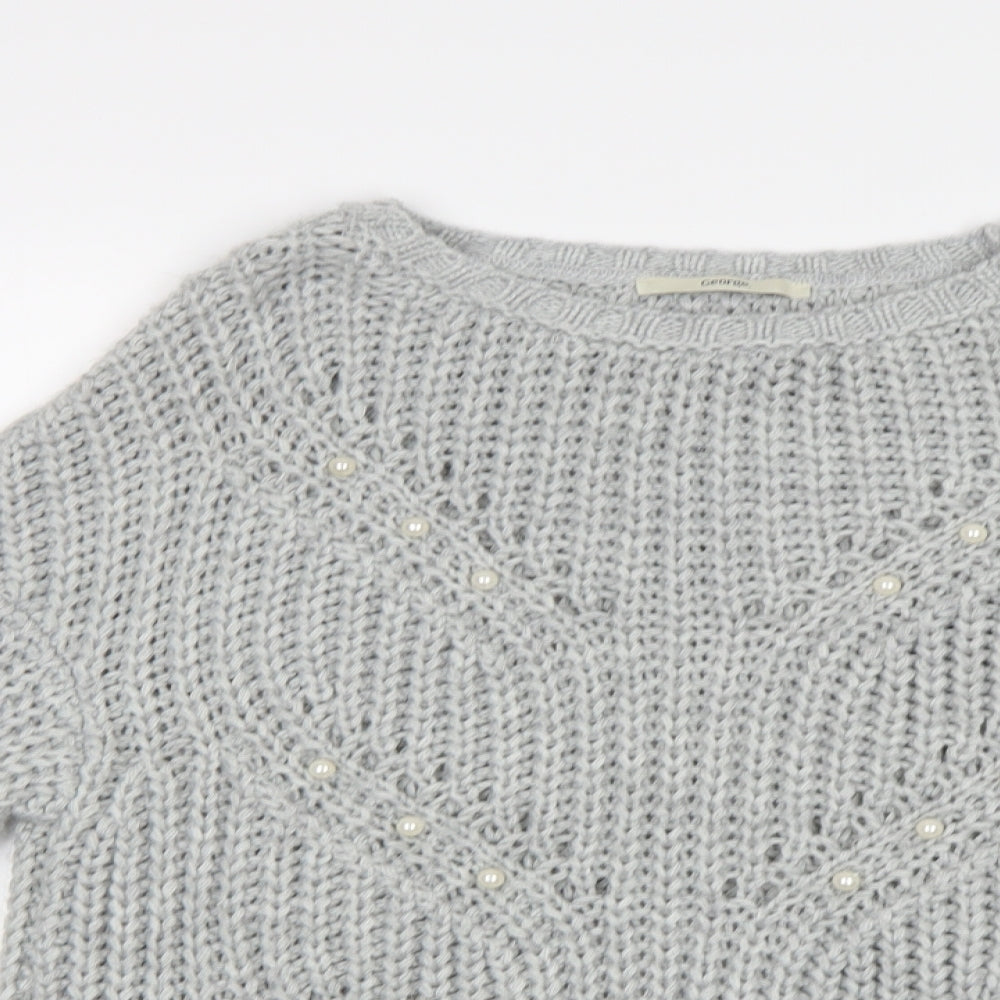 George Womens Grey   Pullover Jumper Size S