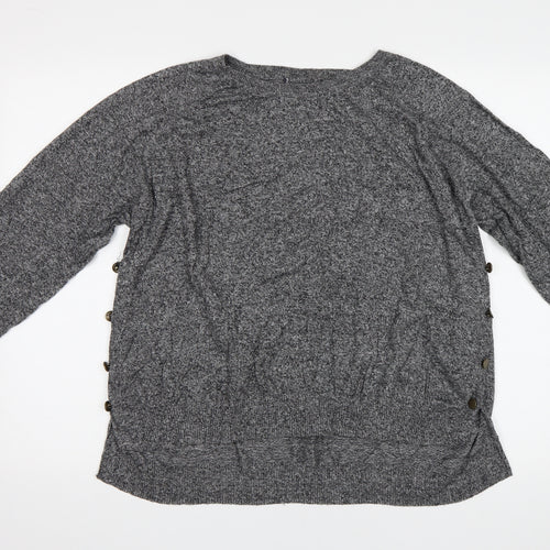 M&S Womens Grey   Pullover Jumper Size XL