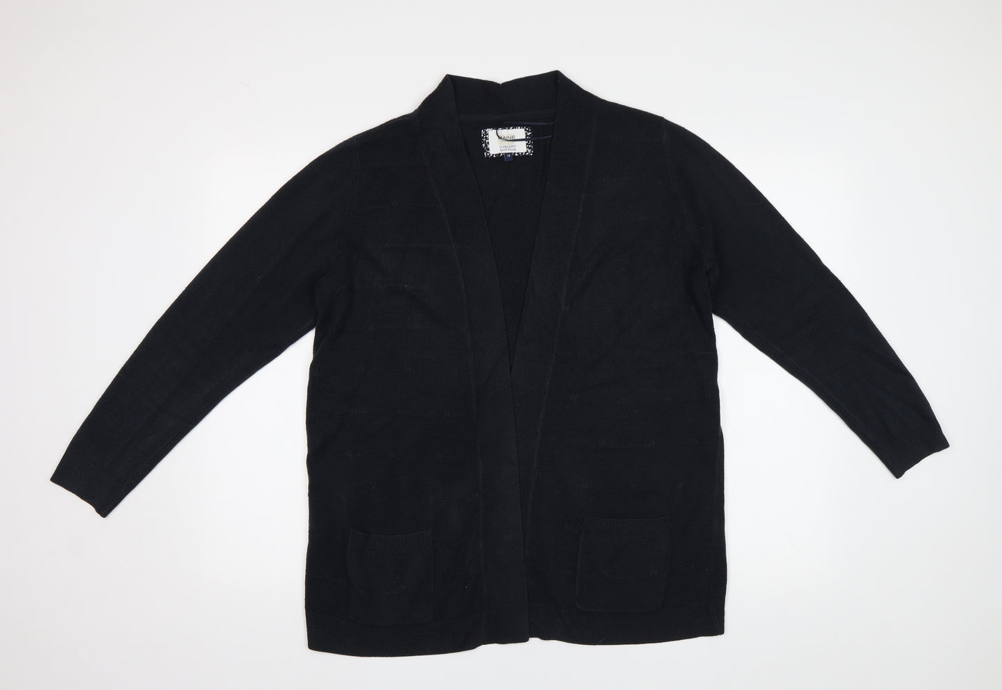 Maine N Womens Black   Cardigan Jumper Size 18