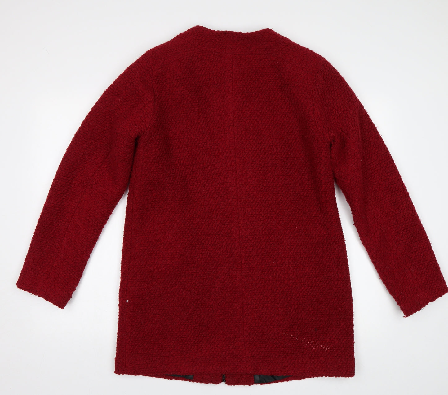 Primark Womens Red   Overcoat Coat Size 12