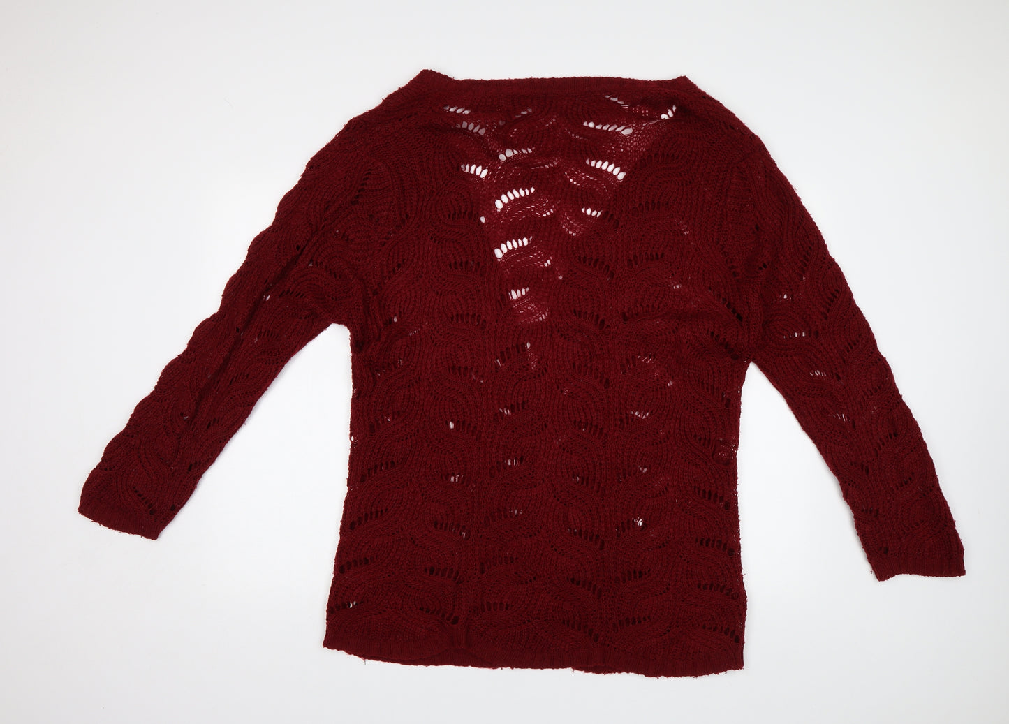 Primark Womens Red   Cardigan Jumper Size 20