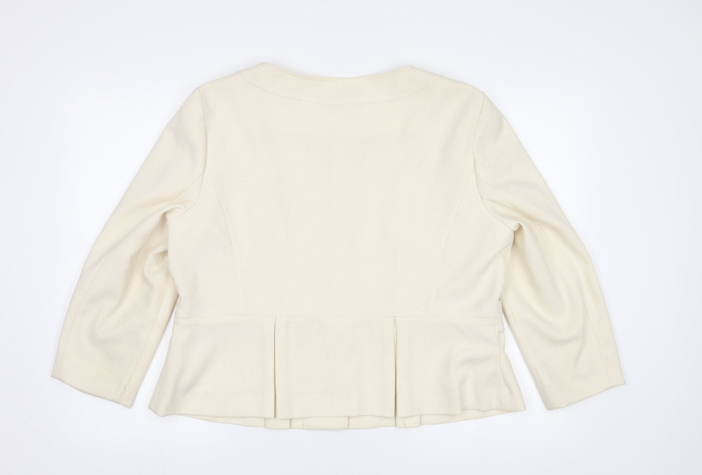 Papaya Womens Ivory   Jacket Blazer Size 20