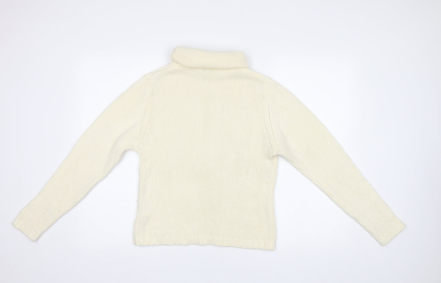 Liquid Womens Ivory   Pullover Jumper Size L
