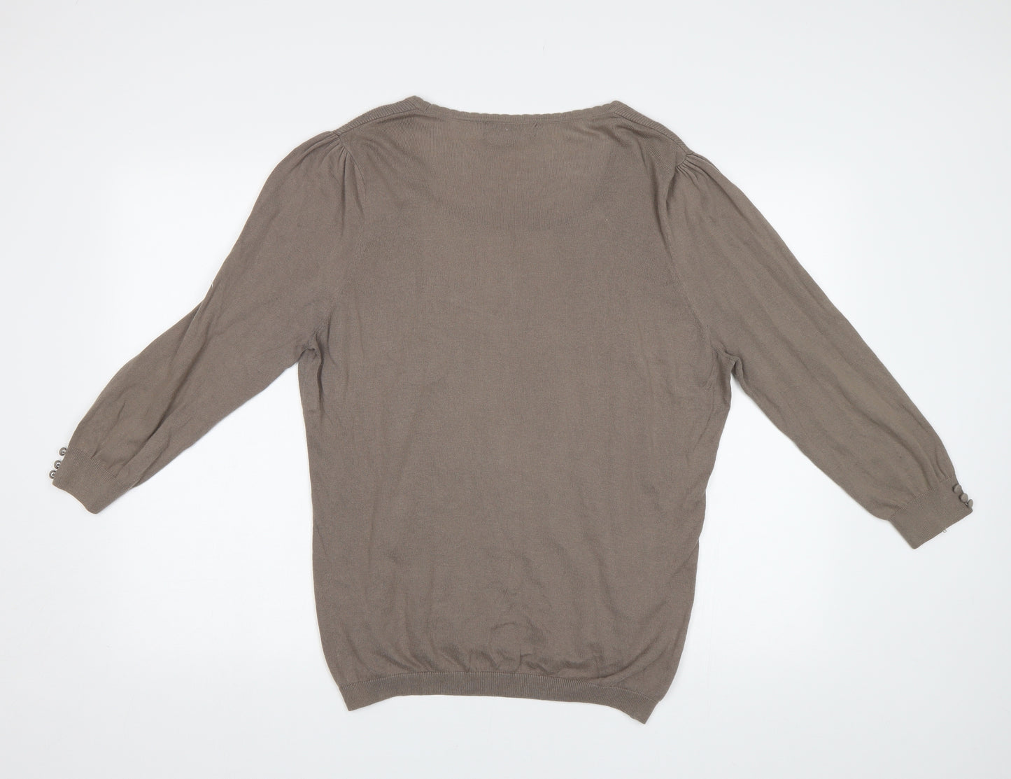 NEXT Womens Brown Paisley  Pullover Jumper Size 18
