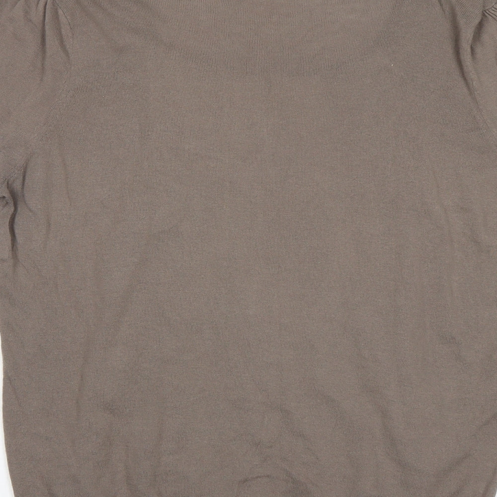 NEXT Womens Brown Paisley  Pullover Jumper Size 18