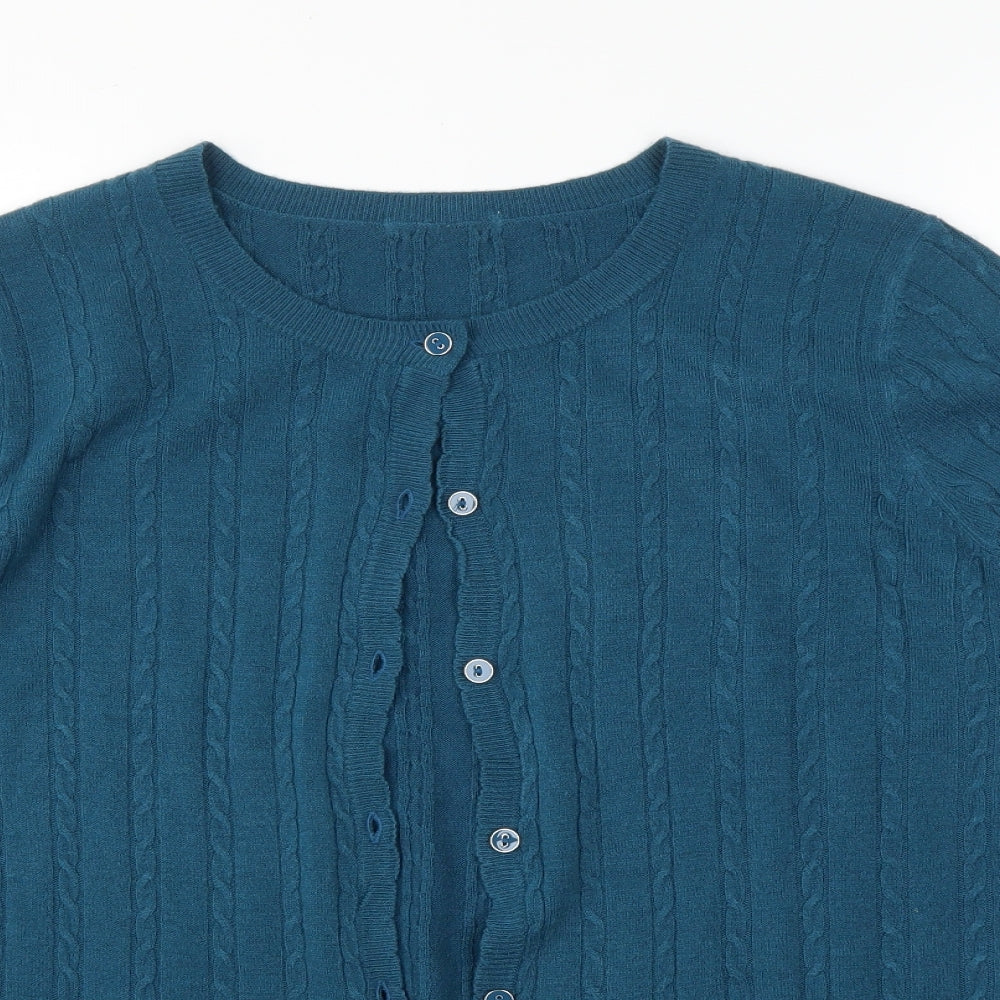 TU Womens Green   Cardigan Jumper Size 18