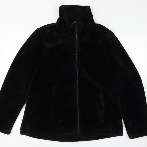 32 Heat Womens Black   Full Zip Sweatshirt Size L